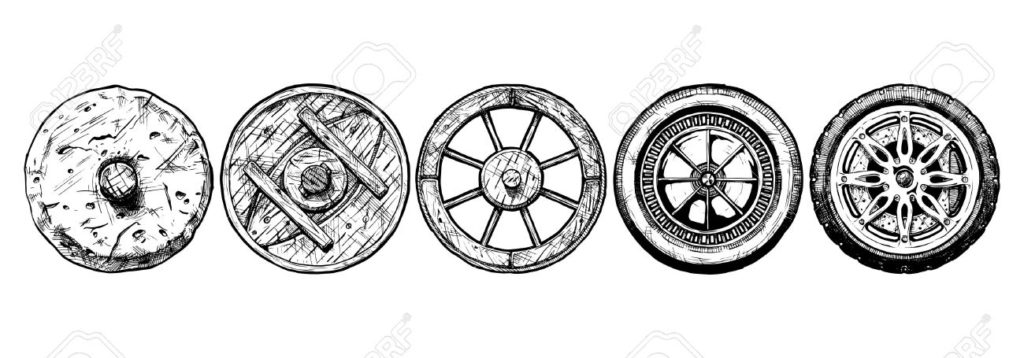 Evolution of the wheel