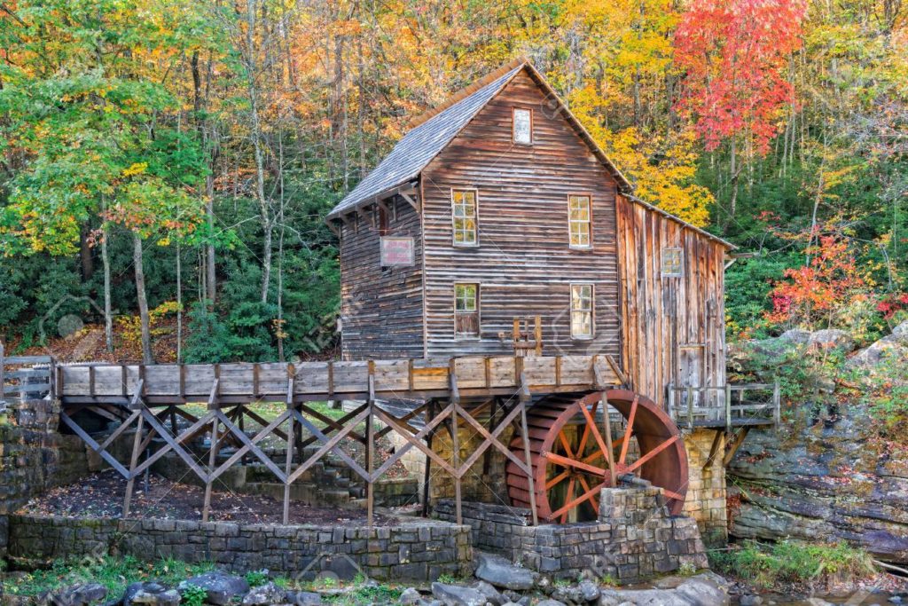 The Glade Creek Grist Mill In West Virginia