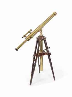 A refracting telescope