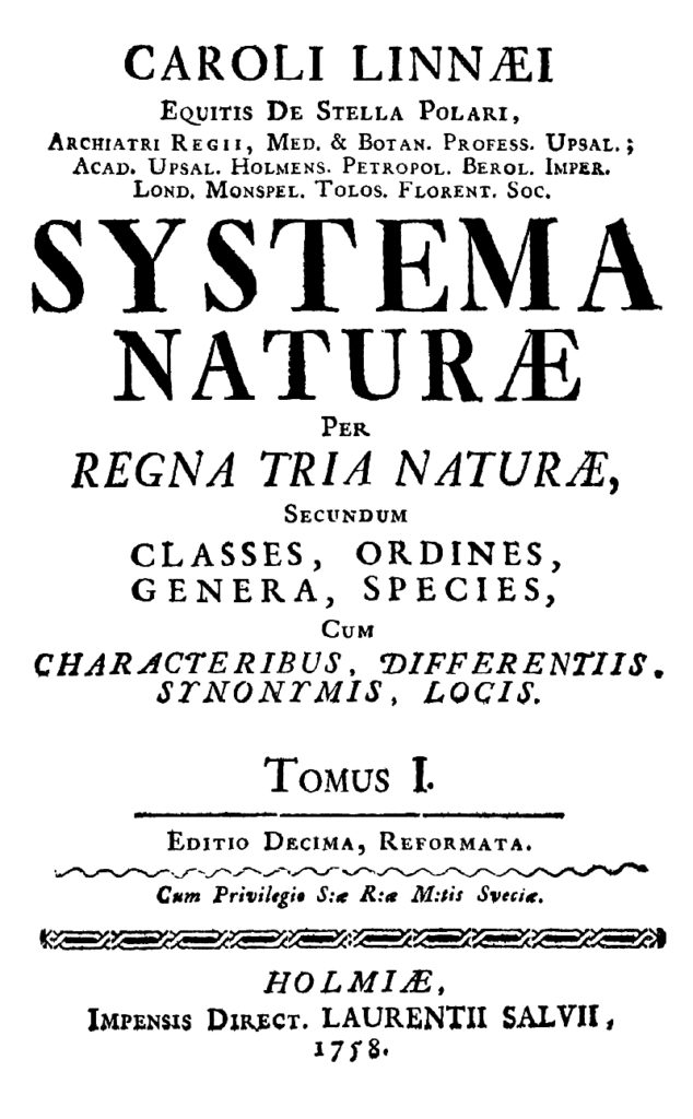 Systema Naturae