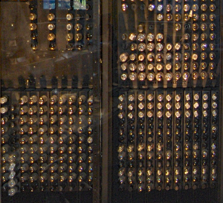 A Panel of Vacuum Tubes from the ENIAC Computer