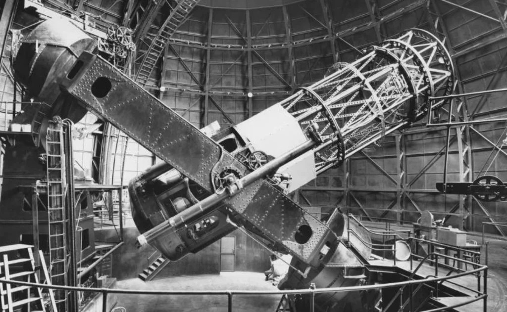 The Hooker 100-inch reflecting telescope at the Mount Wilson Observatory