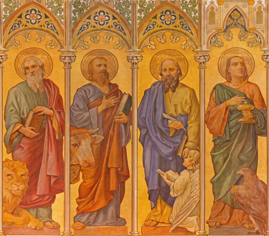 Matthew, Mark, Luke, and John
