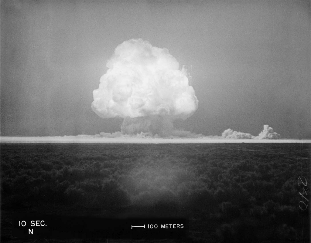 A mushroom could from the Trinity Test